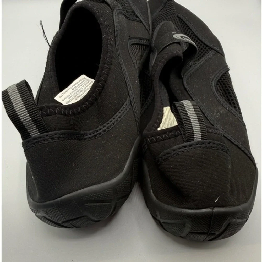 O'Rageous Men 11 Black Water Shoes Sport‎ Sneakers Slip On Sporty Activewear
